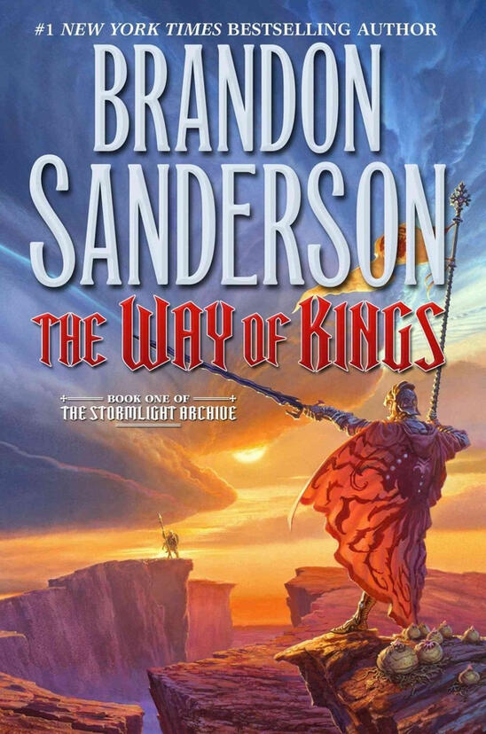 The Way of Kings Book Recommendation | Pine Harbor Public Library Image of the Cover of The Way of Kings by Brandon Sanderson.