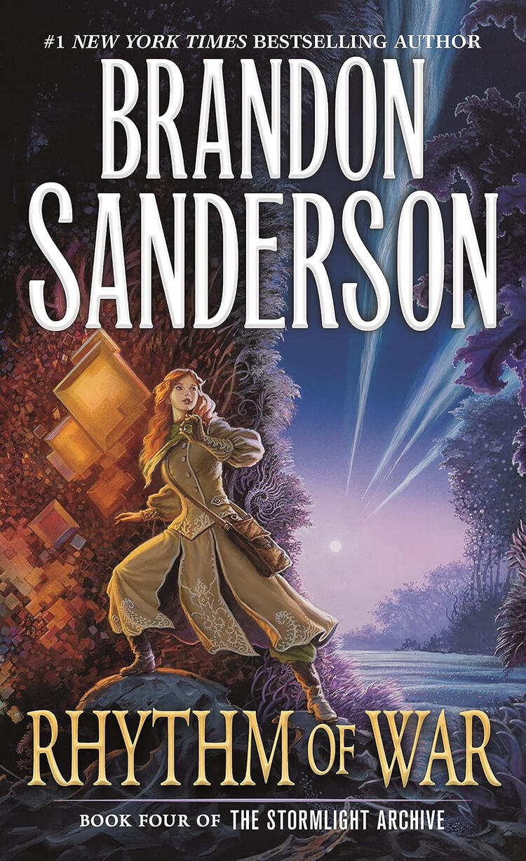 Image of Rhythm of War Book Cover by Brandon Sanderson.